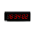 Relógio Digital de Parede HMST4 - 6 dígitos - Mostra Temperatura Ambiente - Alcance de 60 metros
