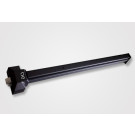 Barra Antipânico Touch Dupla - com Trava de Segurança - Preta