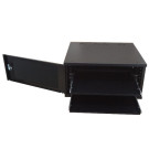 Mini Racks Metálico de Parede - 19" x 05U x 470mm - Porta de Acrílico