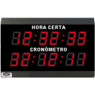 Relógio Digital e Cronômetro (Progressivo / Regressivo) - HMS 4” – 6 dígitos - 60 metros Visão