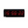 Relógio Digital de Parede HMST8 - 6 dígitos - Mostra Temperatura Ambiente - Alcance de 120 metros